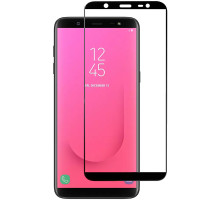 Захисне скло Full screen PowerPlant для Samsung Galaxy J8, Black