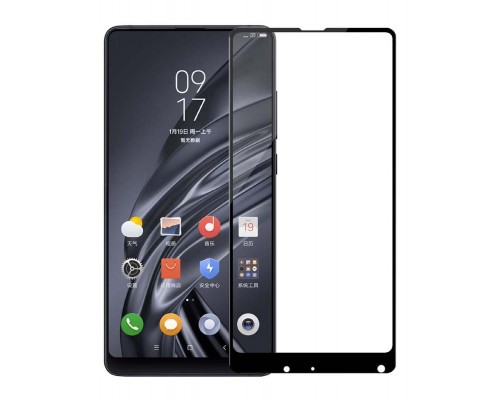 Защитное стекло Full screen PowerPlant для Xiaomi Mi Mix 2, Black