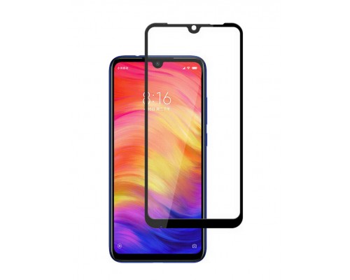 Защитное стекло Full screen PowerPlant для Xiaomi Redmi Note 7, Black