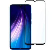 Захисне скло Full screen PowerPlant для Xiaomi Redmi Note 8, Black