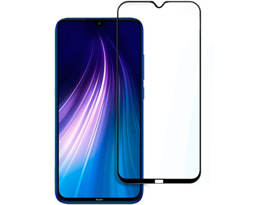 Захисне скло Full screen PowerPlant для Xiaomi Redmi Note 8, Black