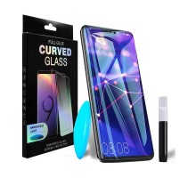 Защитное стекло PowerPlant для Samsung Galaxy S20 Ultra (жидкий клей + УФ лампа)