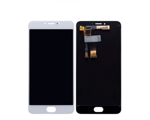 Дисплей (LCD) Meizu M3 Note (M681H/M681Q/M681C) із сенсором білий