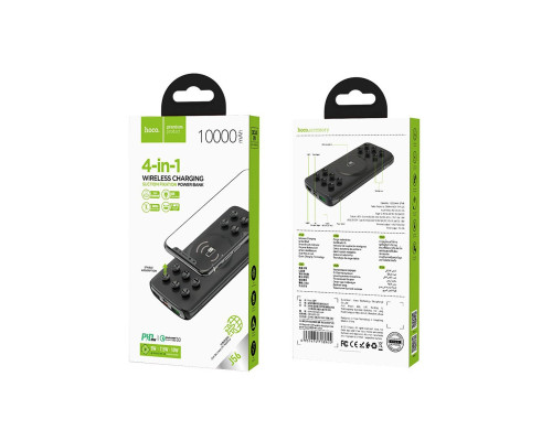 Повербанк Hoco J56 Sea Power 10w Wireless 10000 mAh Чёрный