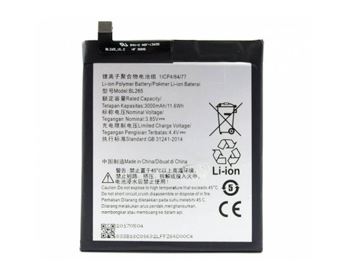 Аккумулятор для Lenovo BL265 /VIBE A7010 [Original] 12 мес. гарантии