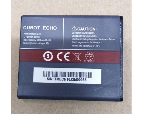 Акумуляторна батарея Cubot Echo [Original PRC] 12 міс. гарантії