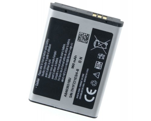 Аккумулятор для Samsung GT-S7070 Diva / La Fleur - AB463651BU/E/C - 960 mAh [HC]