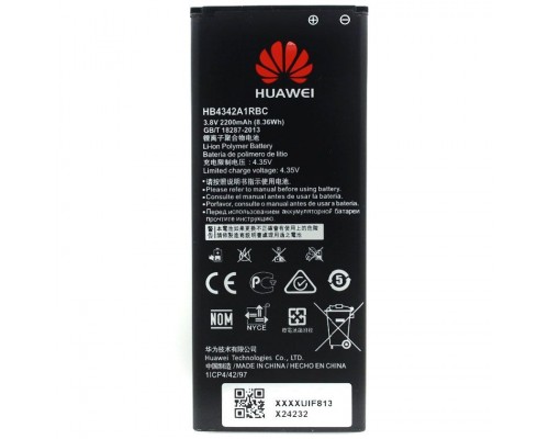 Honor 5 акумулятор (CUN-AL00, CUN-TL00) - Huawei HB4342A1RBC (2200 mAh / 8,36 Wh) [Original PRC] 12 міс. гарантії