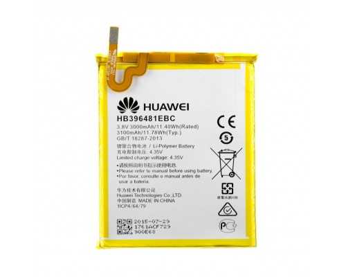 Аккумулятор для Honor 5A (LYO-L21, CAM-AL00, CAM-TL00H, CAM-TL00, CAM-UL00) Huawei HB396481EBC 3100 mAh [Original PRC] 12 мес. гарантии