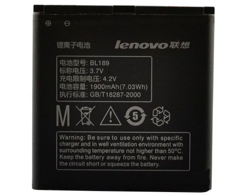 Аккумулятор для Lenovo BL189 / K800 [Original] 12 мес. гарантии