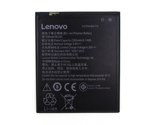 Акумулятор Lenovo BL242/A6010, A6000, K3, K30, A2020 [Original] 12 міс. гарантії