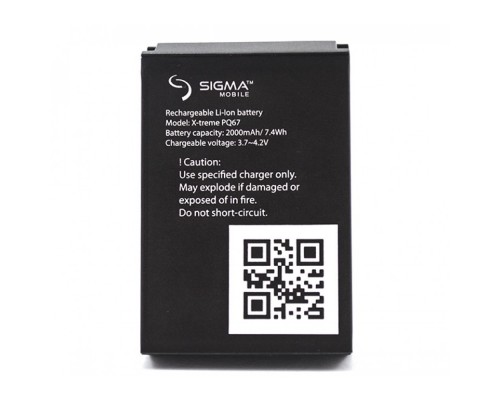 Акумуляторна батарея Sigma X-Treme PQ67 [Original PRC] 12 міс. гарантії