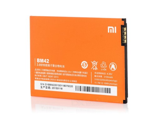 Аккумулятор для Xiaomi BM42 (Redmi Note) [Original PRC] 12 мес. гарантии