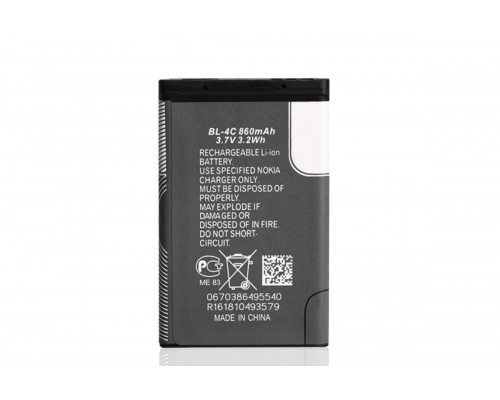 Аккумулятор для Nokia 3650 (BL-4C 860 mAh) [Original PRC] 12 мес. гарантии
