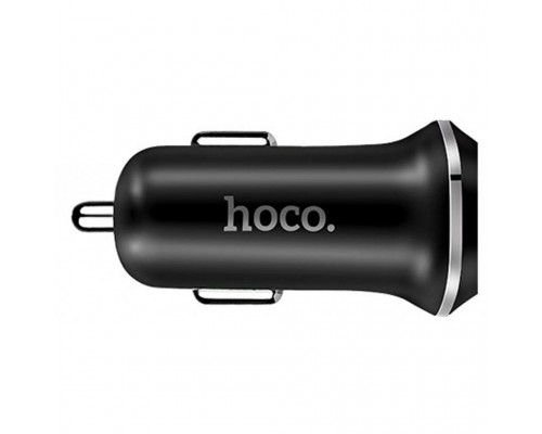 Автомобільне ЗУ Hoco Z1 2USB Black (2.1A)