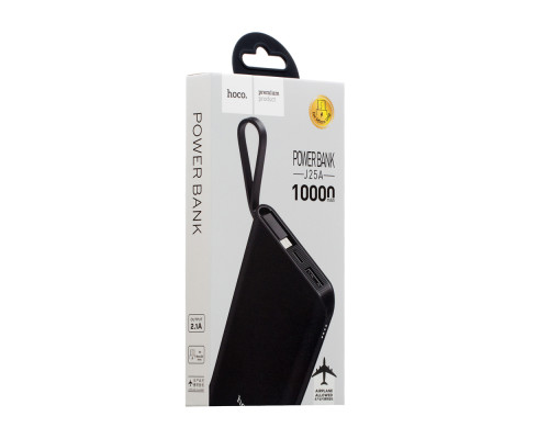 Повербанк Hoco J25A With Cable Micro 10000 mAh Чорний