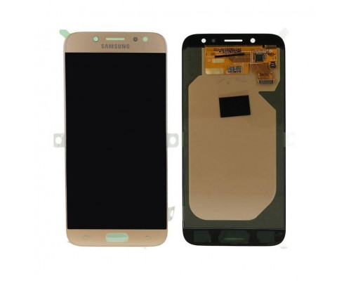 Дисплей (LCD) Samsung GH97-20736C J730 Galaxy J7 (2017) із сенсором золотий сервісний