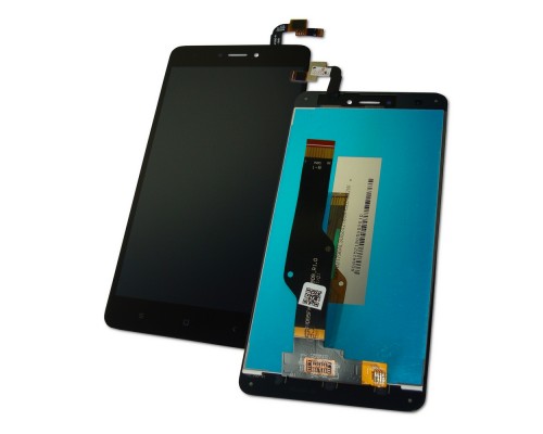 Дисплей (LCD) Xiaomi Redmi Note 4X із сенсором чорний + рамка