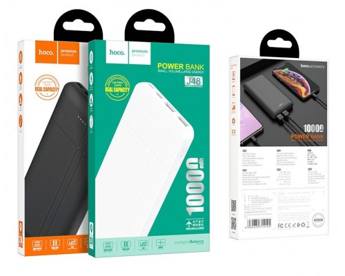 Повербанк Hoco J48 Nimble10000 mAh Белый