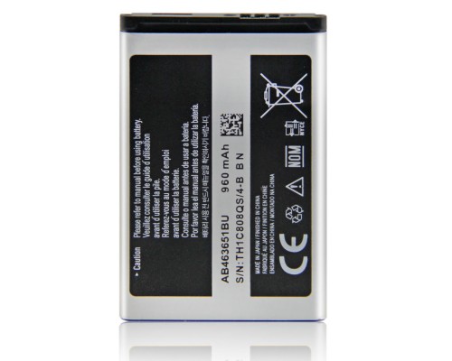 Аккумулятор для Samsung GT-C6112 - AB463651BU/E/C - 960 mAh [Original PRC] 12 мес. гарантии