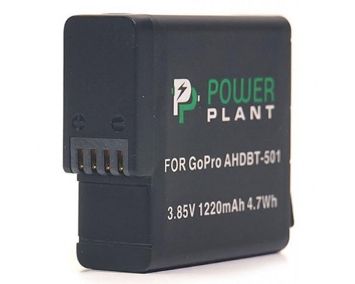 Акумулятор PowerPlant для GoPro AHDBT-501 1220mAh