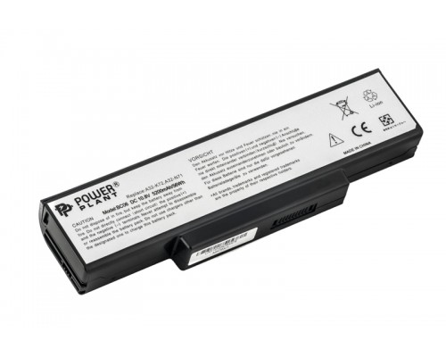 Аккумулятор PowerPlant для ноутбуков ASUS A72, A73 (A32-K72 AS-K72-6) 10.8V 5200mAh