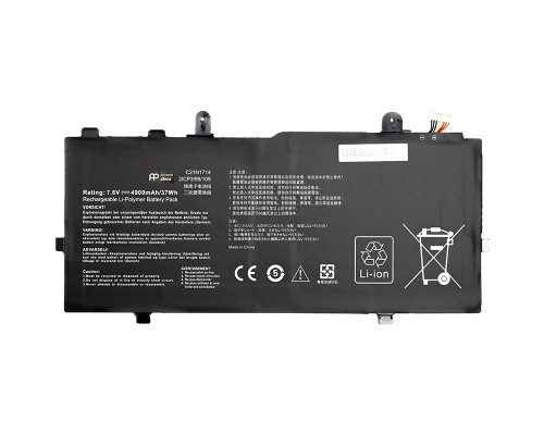 Акумулятор для ноутбуків ASUS VivoBook Flip 14 TP401MA (C21N1714) 7.6V 4900mAh