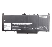 Акумулятори PowerPlant для ноутбуків DELL Latitude E7270 (J60J5) 7.6V 7200mAh
