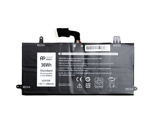 Акумулятори PowerPlant для ноутбуків DELL Latitude 5285 Series (J0PGR) 7.6V 4800mAh