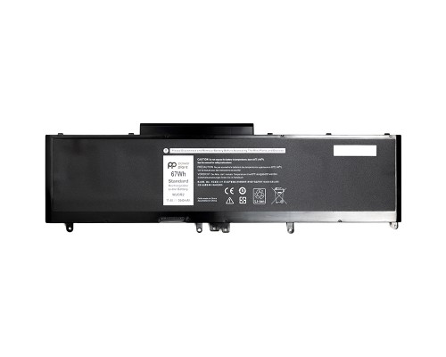 Акумулятори PowerPlant для ноутбуків DELL Precision 3510 (WJ5R2) 11.4V 5840mAh