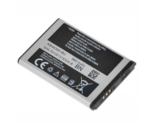 Аккумулятор для Samsung GT-C3332 - AB463651BU/E/C - 960 mAh [Original PRC] 12 мес. гарантии