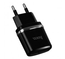 Зарядний пристрій Hoco C12 2 USB 2.4A Black