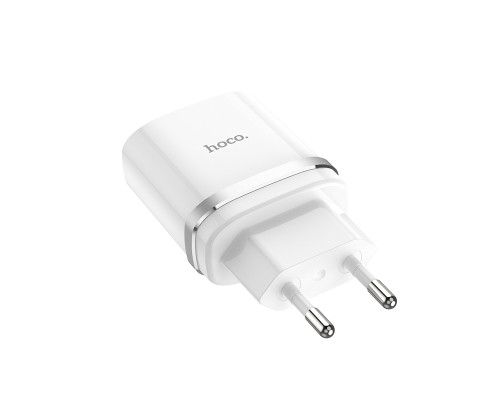 Зарядное устройство Hoco C12Q QC 3.0 18W + Micro Cable  White