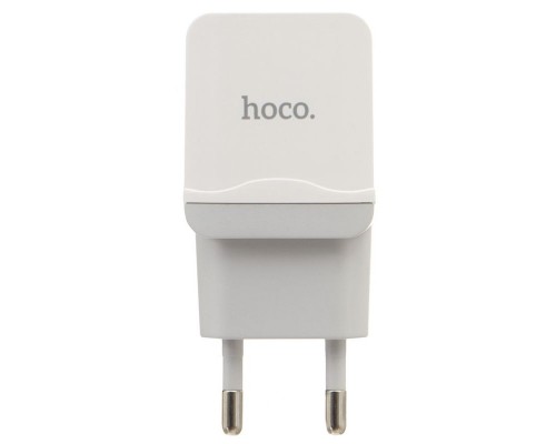 Зарядний пристрій Hoco C27A (1USB/2.4A) White
