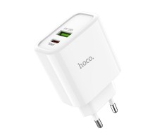 Зарядное устройство Hoco C57A Speed charger (Power Delivery, QC3.0, 1USB, 3.1A) White