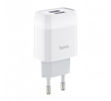 Зарядное устройство Hoco C73A 2USB 2.4A White