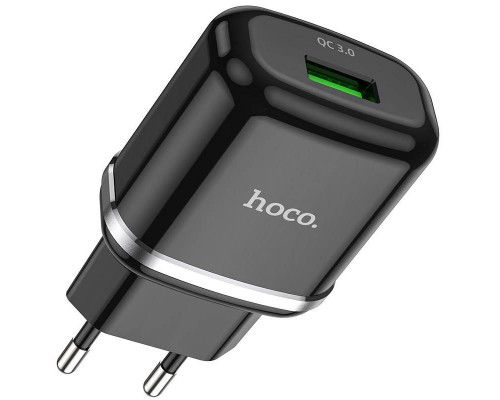 Зарядное устройство Hoco N3 Micro QC3.0 Black