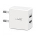 Зарядний пристрій LDNIO DL-AC200 2.1A 2USB / Lightning