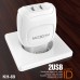 Зарядний пристрій Moxom KH-69 2.1A 2USB + Cable microUSB White