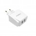 Зарядное устройство Moxom MX-HC03 2.4A 2USB + Cable Lightning White